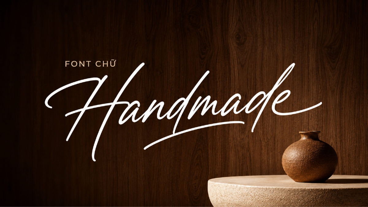 Font chữ cho shop handmade, Etsy, thiệp cảm ơn và bao bì thủ công