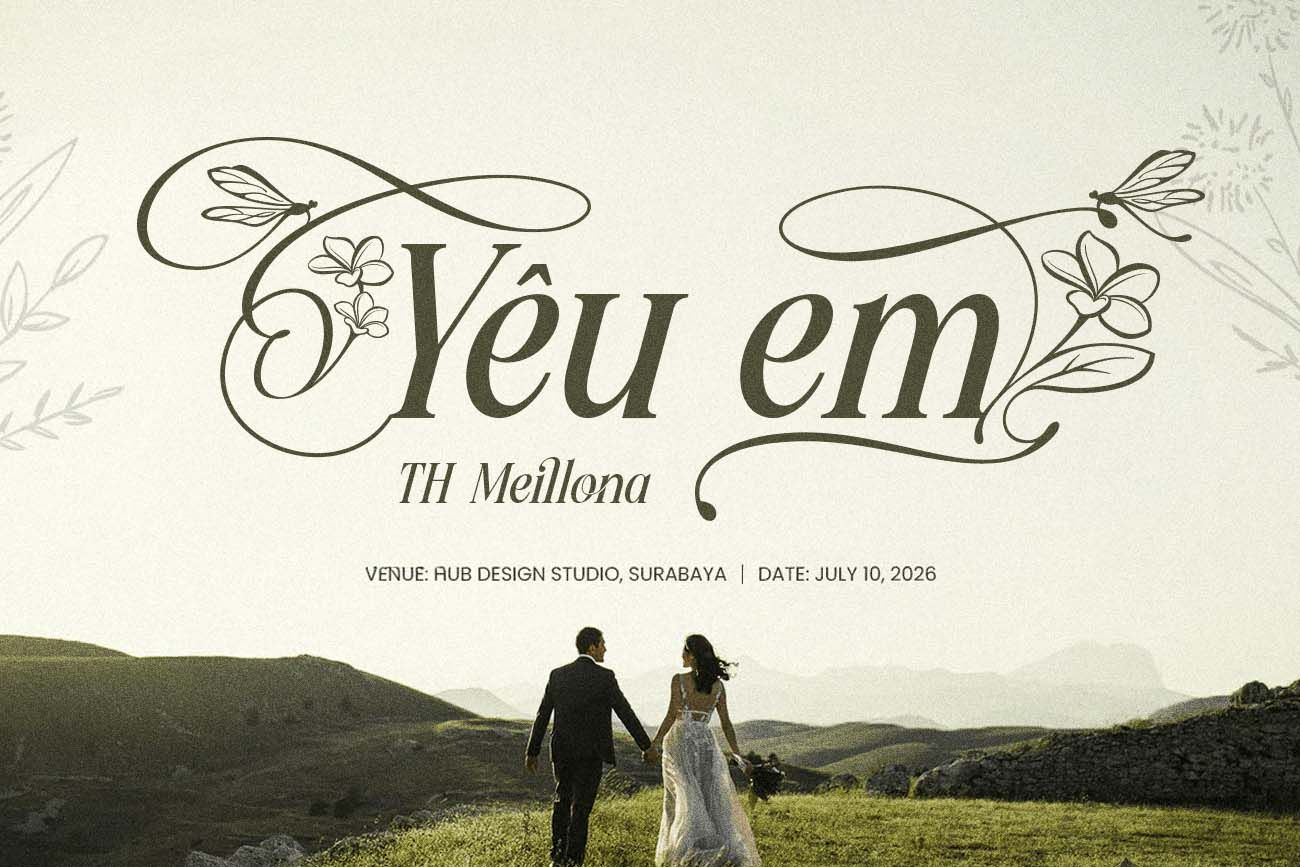 Font chữ trang trí uốn lượn TH Meillona Việt hóa