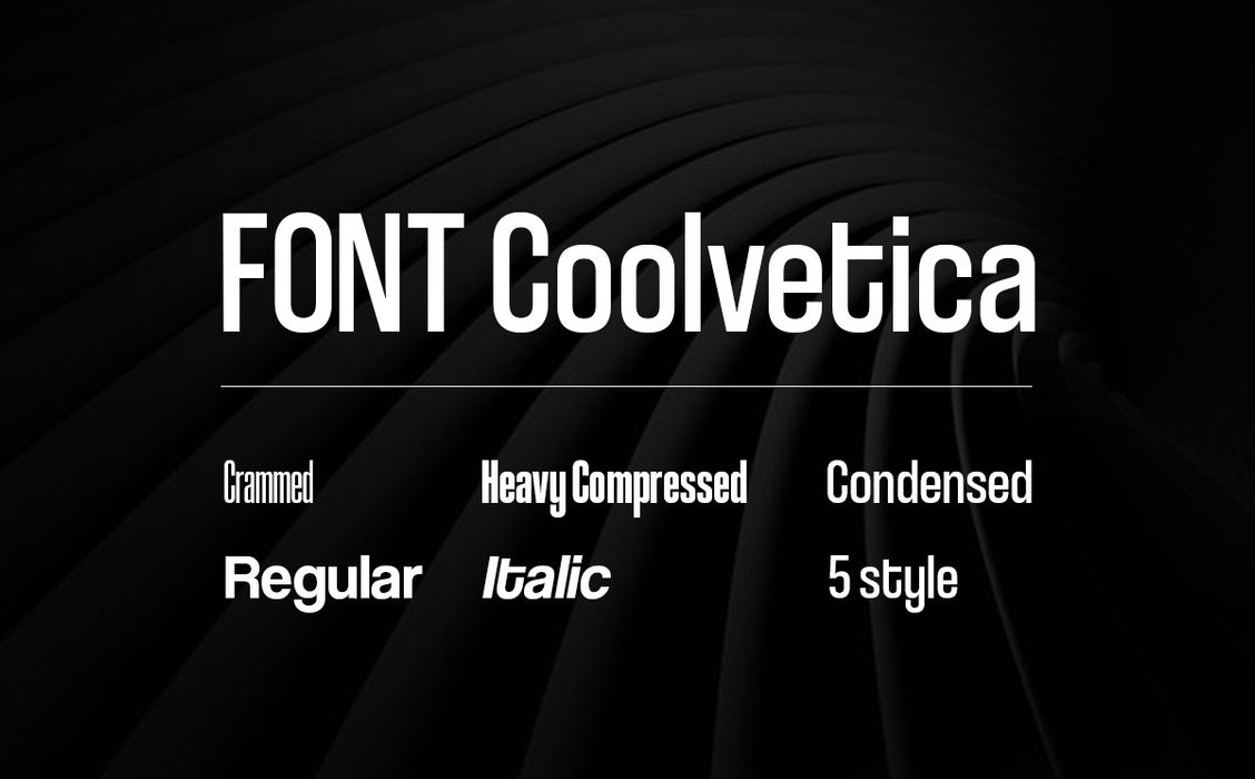 Tải Font Coolvetica Miễn Phí – Font Chữ Retro Tiếng Việt Đẹp
