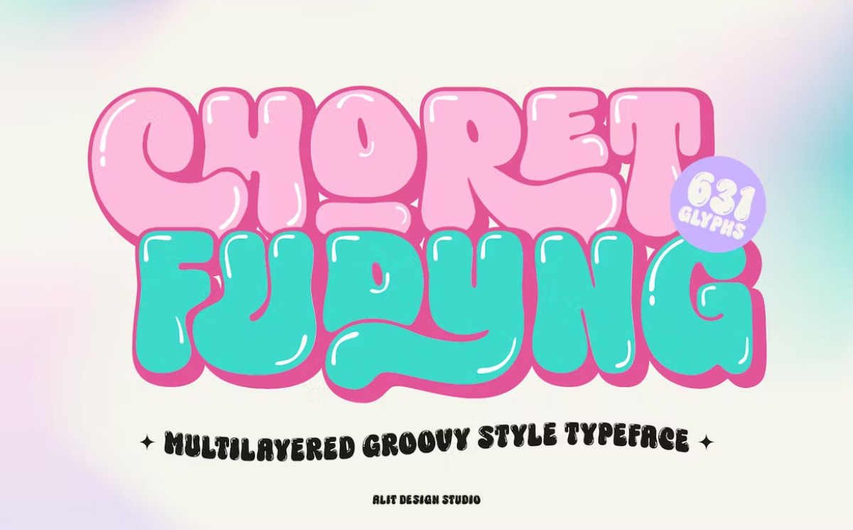 Font chữ hoạt hình TH Choret Fudyng Việt Hóa