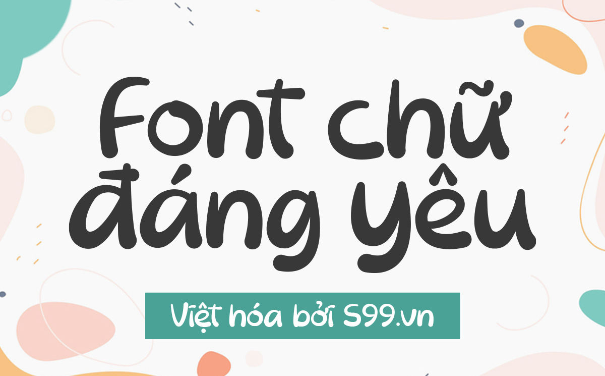 Font mũm mĩm dễ thường Việt hóa TH Mighty Kingdom