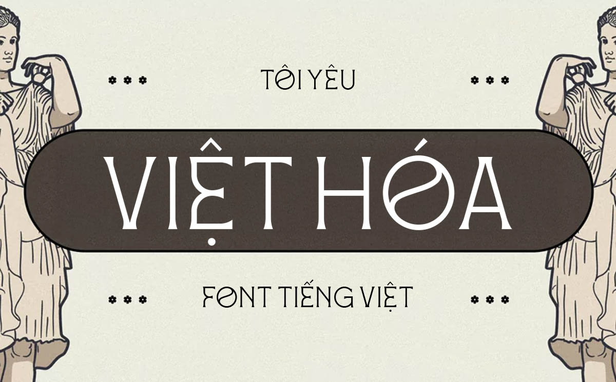 Font phong cách cổ điển Việt hóa TH Mackenzin