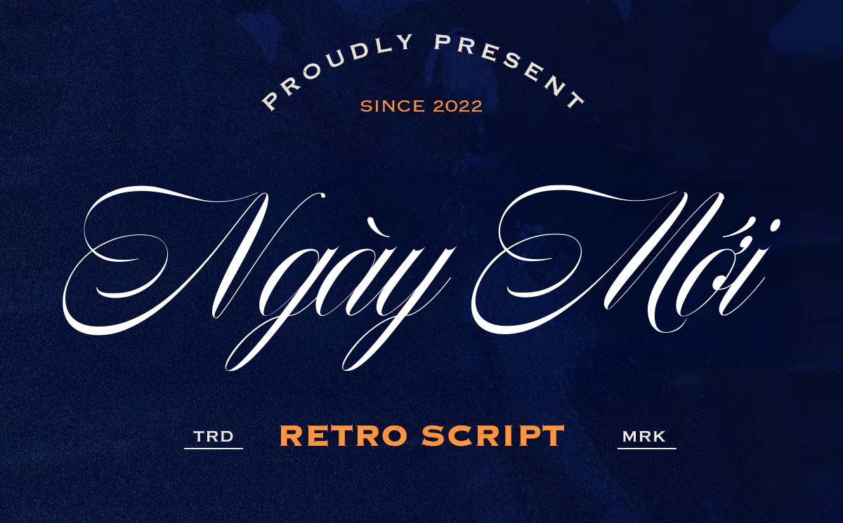 Font chữ viết tay mềm mại cho thiệp mời, lễ cưới SVN-Nautica