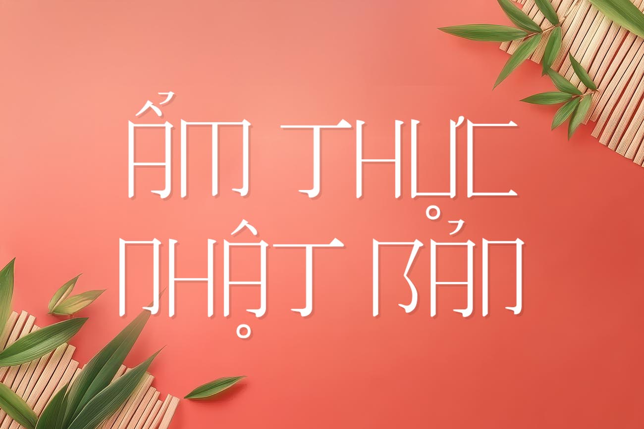 Phông chữ SVN Romaji Mincho phông cách Nhật Bản