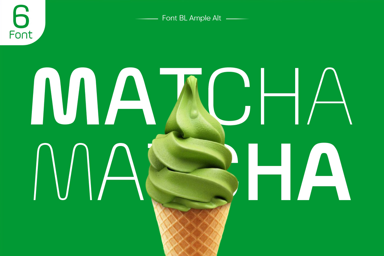 Bộ 6 font BL Ample Alt - Font công nghệ Việt hóa