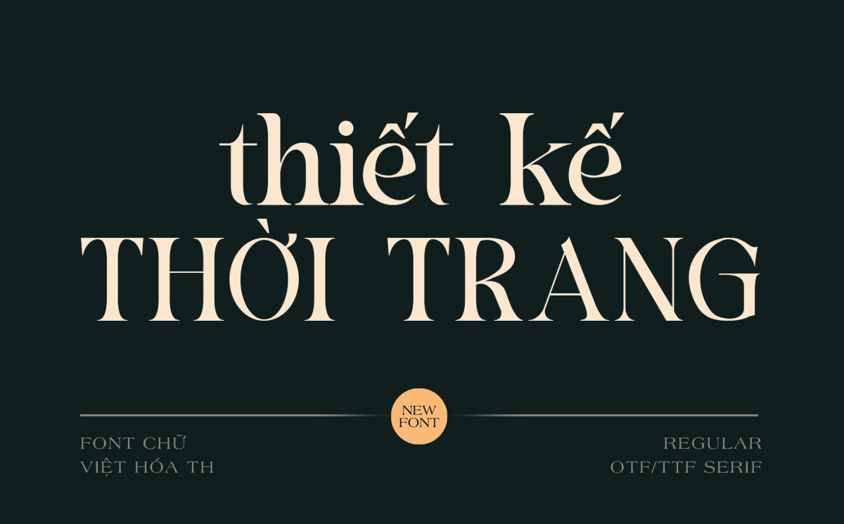 Font chữ có chân TH Baguile
