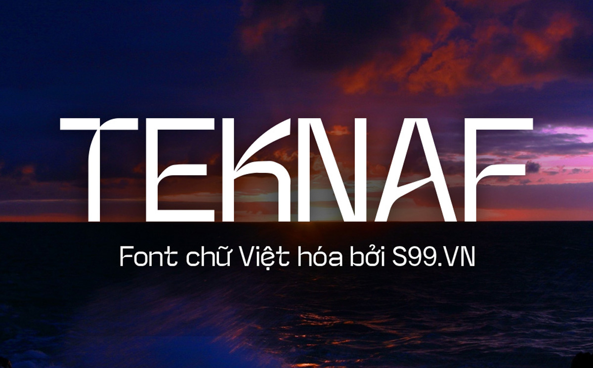 Font chữ TH Teknaf sans-serif hiện đại, tối giản v&agrave; mạnh mẽ - Font Việt h&oacute;a