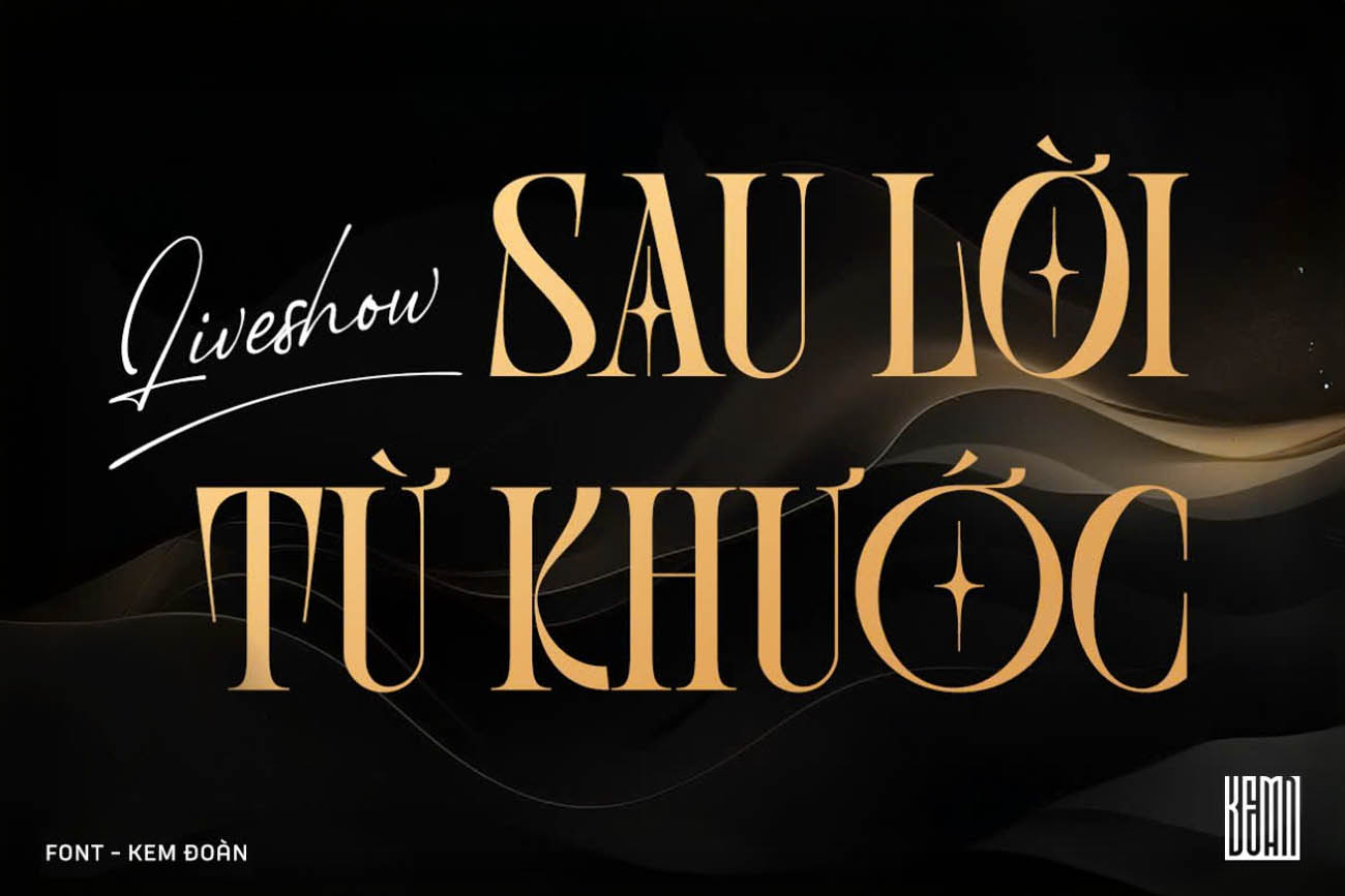 Font chữ KD Boxroom – Sang trọng, đẳng cấp và Việt hóa hoàn chỉnh